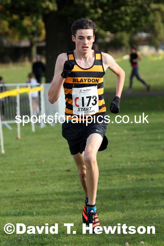 Mens under-17s Northern Cross Country Relays, Graves Park, Sheffield. Photo: David T. Hewitson/Sports for All Pics